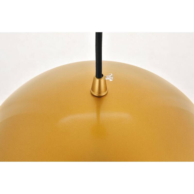 Elegant Lighting Forte Single Light 16" Wide Pendant