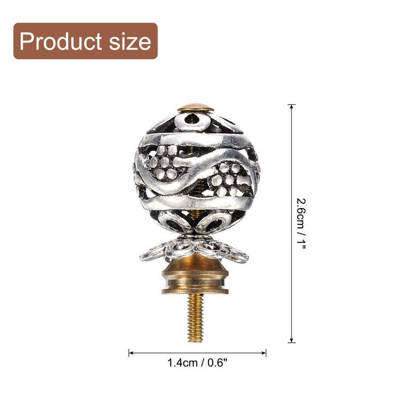 Teapot Button Lid Knobs Tea Kettle Cover Handle Knobs for Teapot - Gold