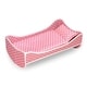 preview thumbnail 9 of 15, Badger Basket 3-in-1 Trolley Doll Carrier with Rocking Bed and Bedding - Pink/Polka Dot