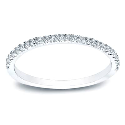 Auriya 14k Gold Diamond Wedding Band 1/2ct TDW