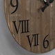 preview thumbnail 4 of 19, FirsTime & Co. Rustic Farmhouse Barn Wood Wall Clock