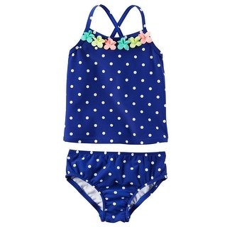24 Months Blue Carters Baby Girls Polka Dot Twill Shorts