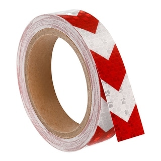 Reflective Tape, 1 Roll 30 Ft x 1-inch Safety Tape Reflector, Arrow ...