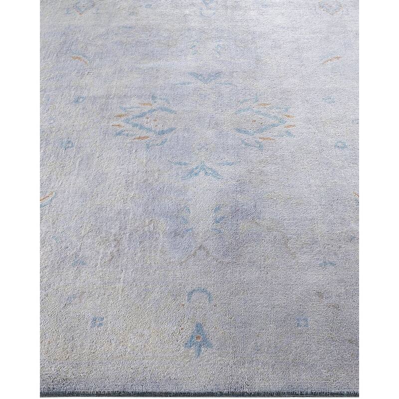 Vibrance, One-of-a-Kind Hand-Knotted Area Rug - Gray, 5' 1" x 7' 9" - 5' 1" x 7' 9"