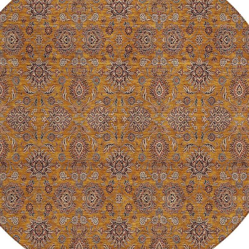 HomeRoots Floral Transitional Rectangle Outdoor Rug