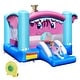 preview thumbnail 1 of 8, Gymax Inflatable Bounce House 3-in-1 Elephant Theme Inflatable Castle - See Details See Details - Kids