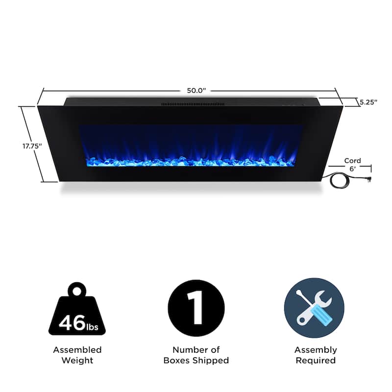 DiNatale 50" Electric Fireplace by Real Flame