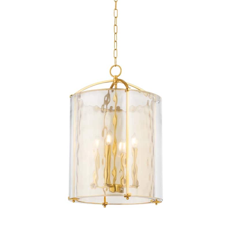 Hudson Valley Lighting 6004 Ramsey 4 Light 18" Wide Pendant - Aged Brass