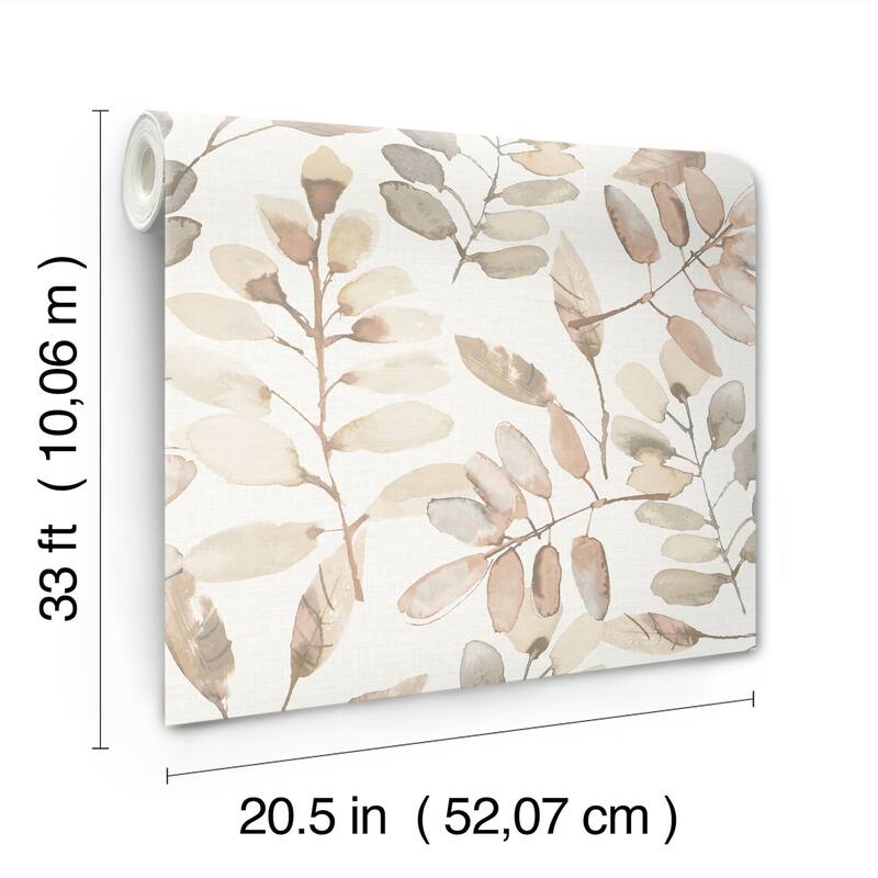 Chesapeake Pinnate Salmon Leaves Wallpaper