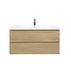 preview thumbnail 110 of 169, CASAINC Floating Bathroom Vanity with Resin Top Basin and Soft Closing Drawers