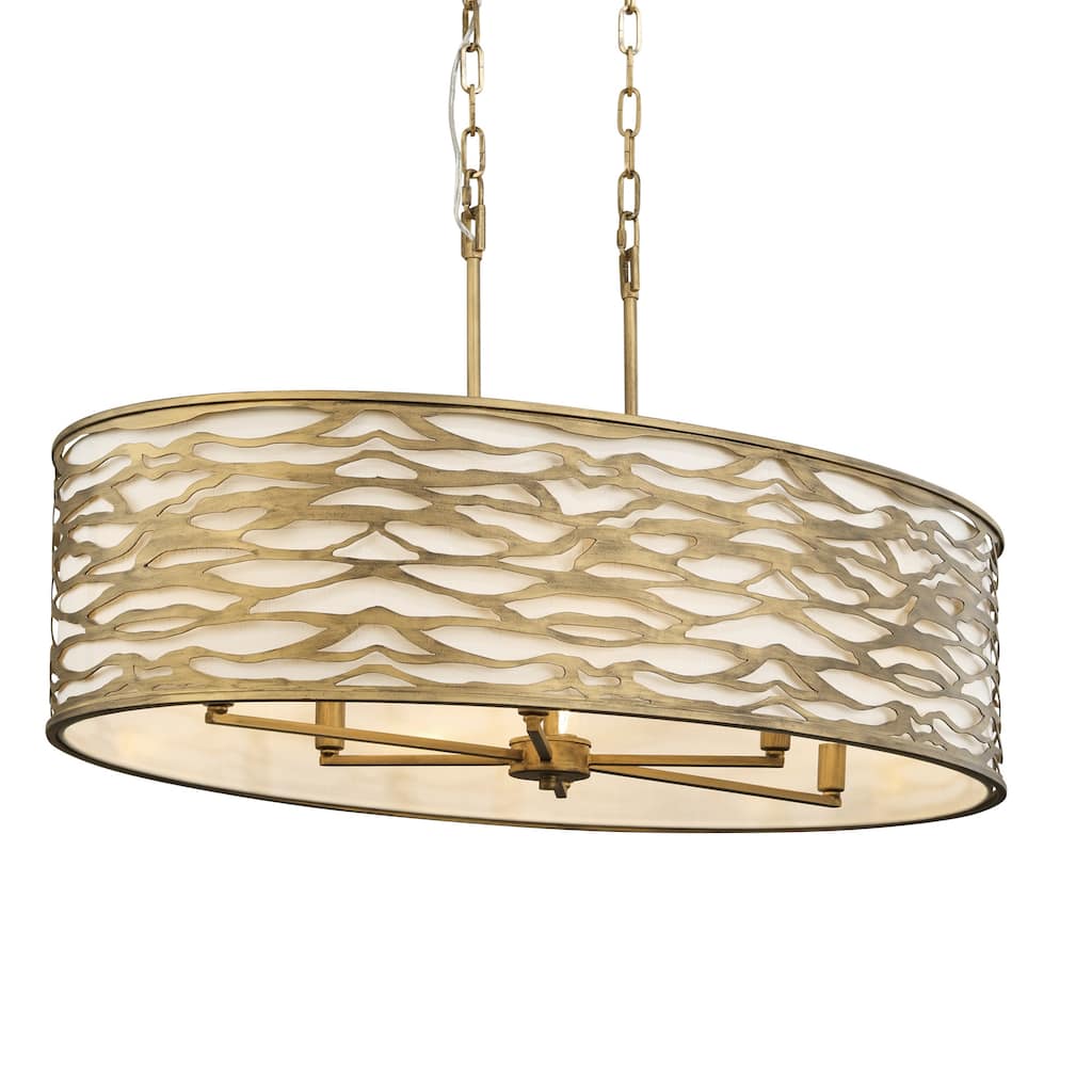 Varaluz Kato 6-Light Oval Pendant
