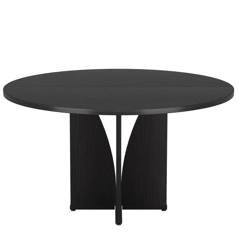 Wooden Conference Table, Round Meeting Table, Negotiation Business Training Room Desk