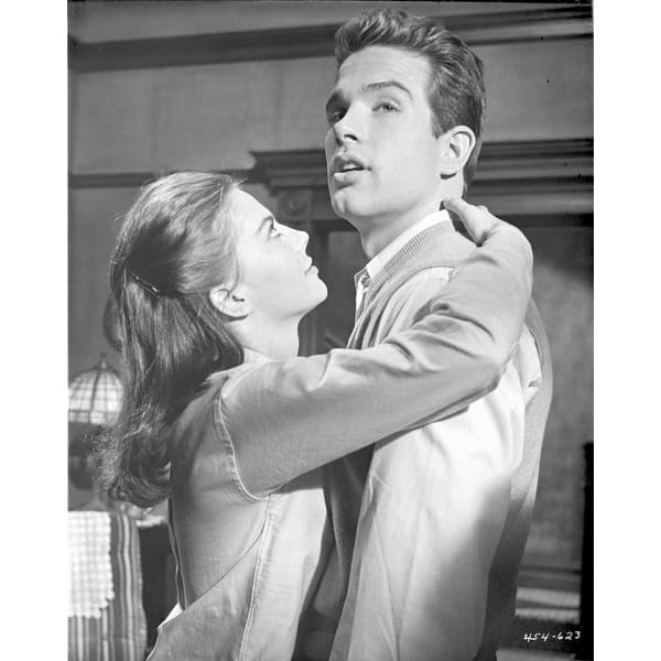 Shop Splendor In The Grass Cast Members Hugging Couple Portrait Excerpt From Film In Black And White Photo Print Overstock 25472134