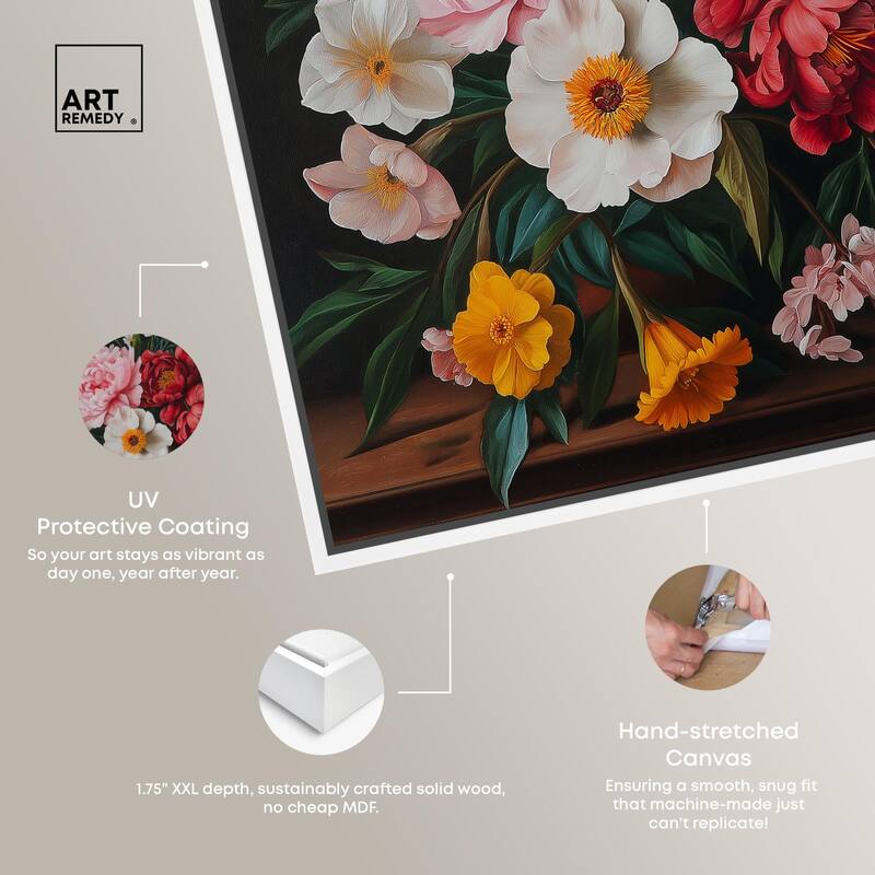 Violet Vignette II Canvas by Art Remedy