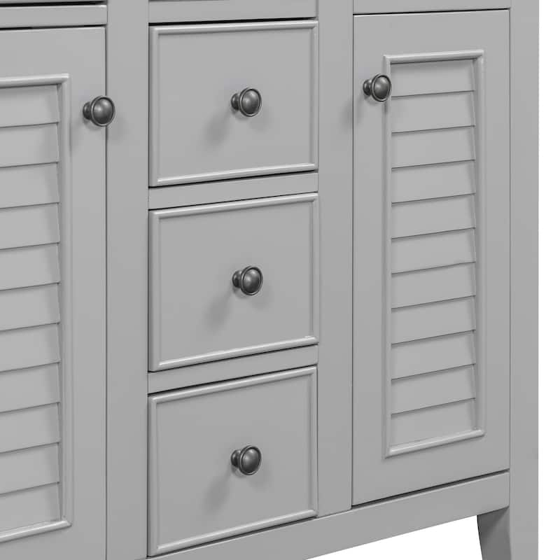Modern Bathroom Vanity without Sink, Cabinet Base Only