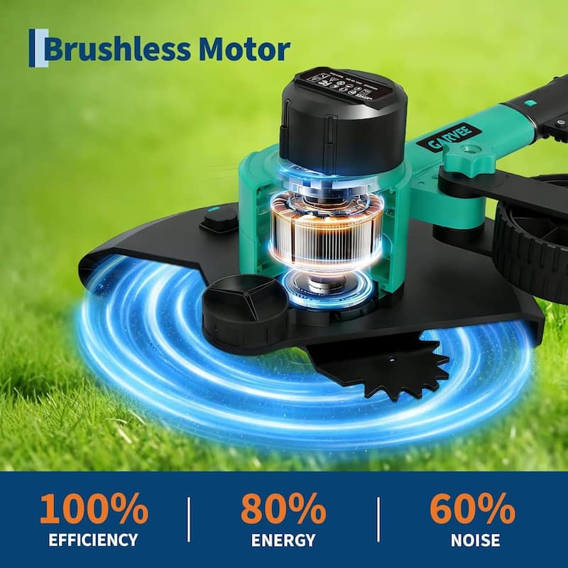 9-inch Large Blade Cordless Edger Lawn Tool, Lawn Edger for Landscaping