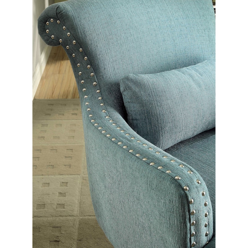 Nyer Contemporary Fabric Upholstered Accent Chair by Furniture of America