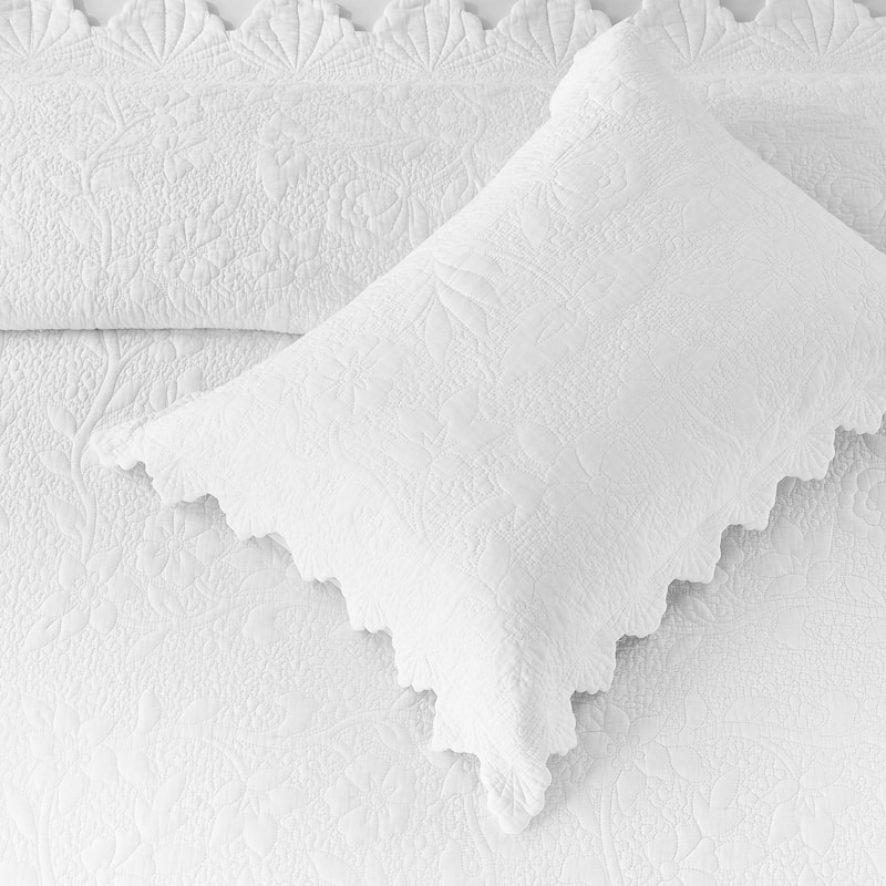 Josephine Cotton Embroidery Quilt Set