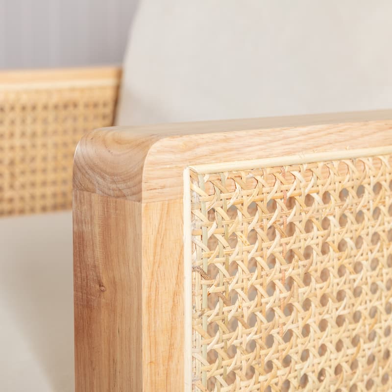 Ebello Solid Wood Accent Chair