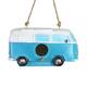 Exhart Vintage Blue Van Hanging Bird House, 8 by 4.5 Inches