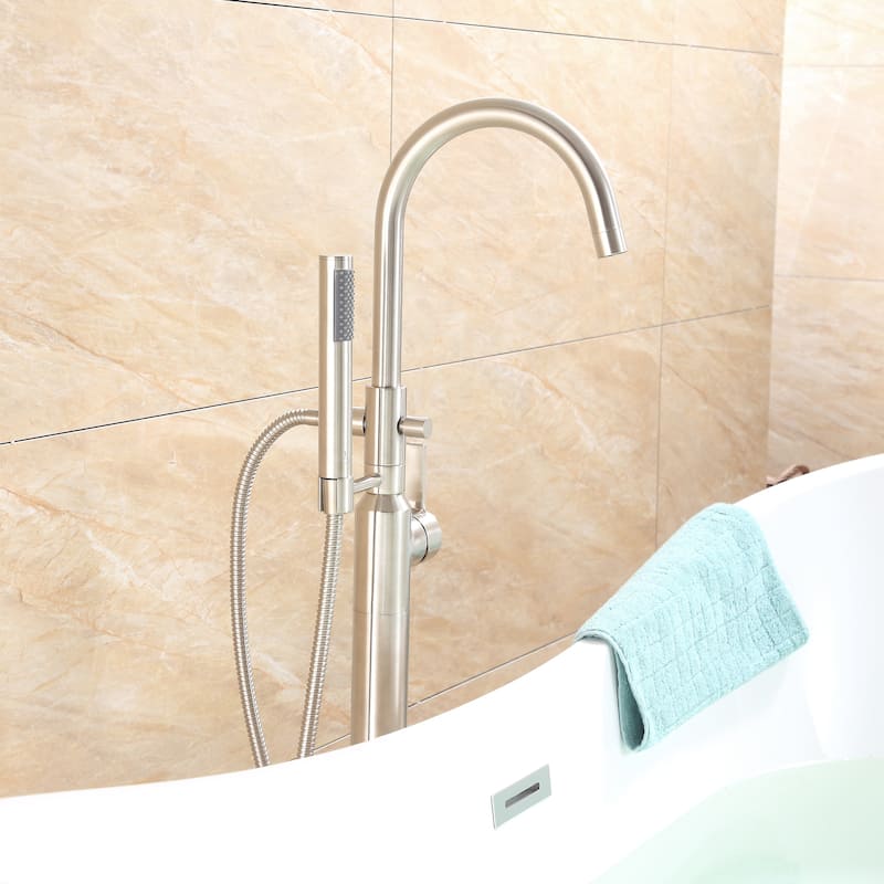 Luxier FTF01 Floor Mounted Freestanding Tub Filler Faucet