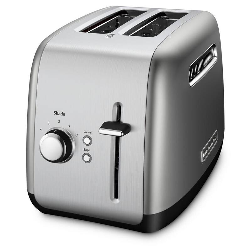 KitchenAid Refurbished 2-Slice Toaster with manual lift lever, RKMT2115