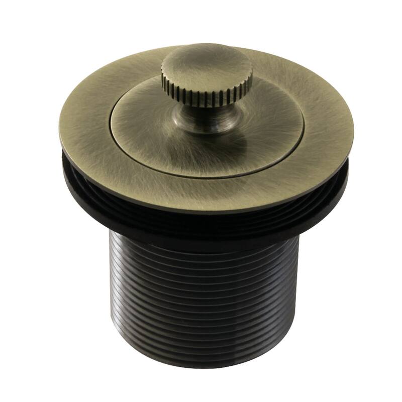 Made To Match 1-1/2-Inch Lift and Turn Tub Drain with 1-3/4-Inch Body Thread - Antique Brass