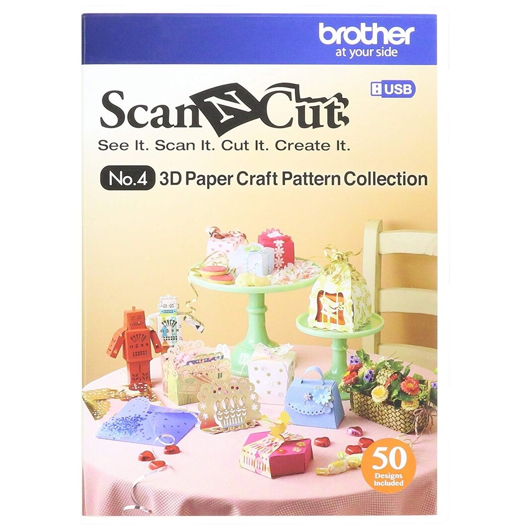 Shop Brother Sewing Causb4 Fabric Scanncut Usb No 4 3d Paper