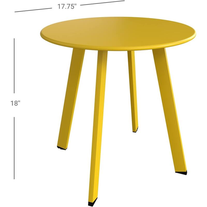18" or 28" Round Outdoor Side Table End Table Coffee Table