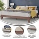 preview thumbnail 70 of 72, Wood Platform Bed with 14 Wooden Support Slats
