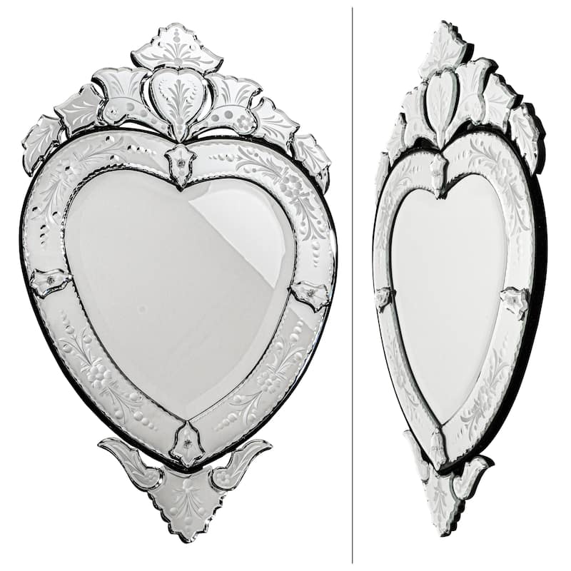 Venetian Heart Mirror