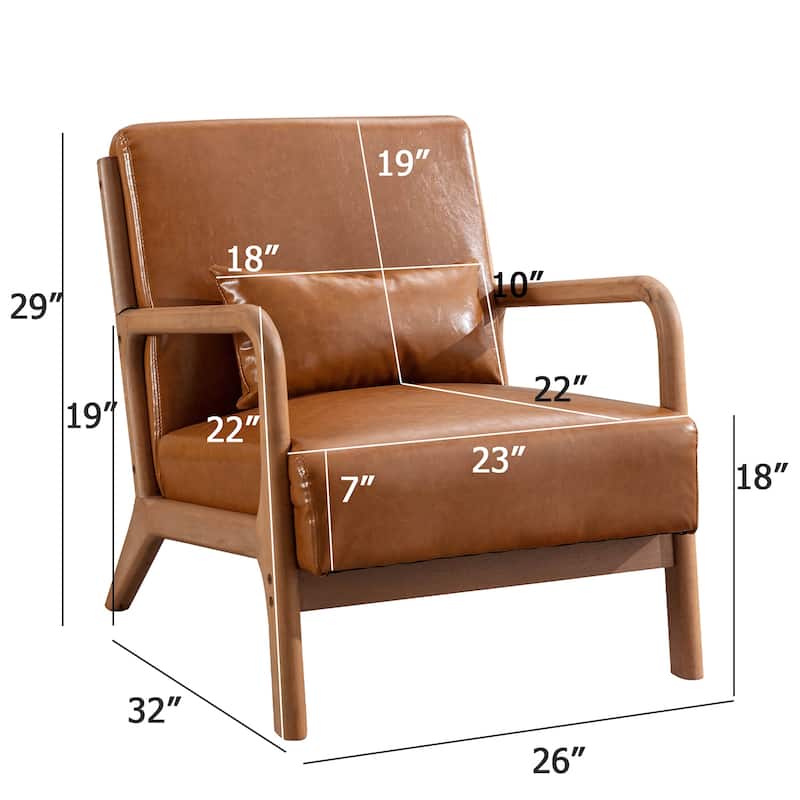 Aston Modern Solid wood Accent Chair for Living Room