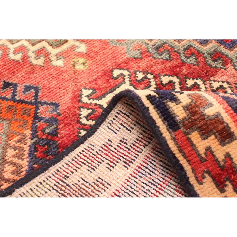 ECARPETGALLERY Hand-knotted Konya Anatolian Red Wool Rug - 4'2 x 7'1