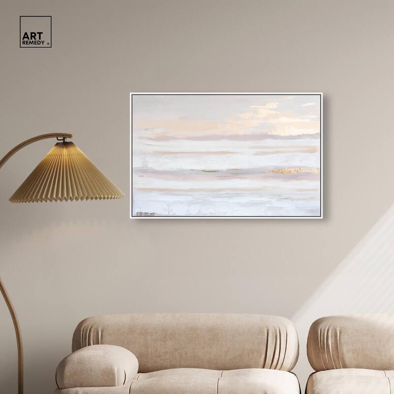 Gilded Dawn Canvas by Art Remedy
