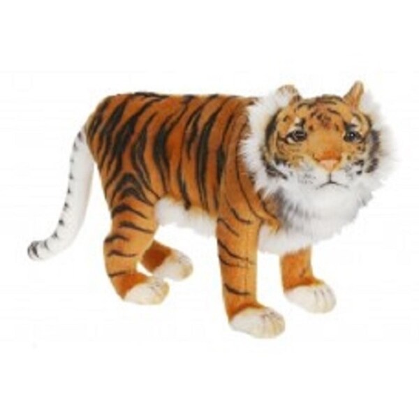 Set Of 2 Life Like Handcrafted Extra Soft Plush Medium Caspian Tiger Stuffed Animals 14 75 Orange