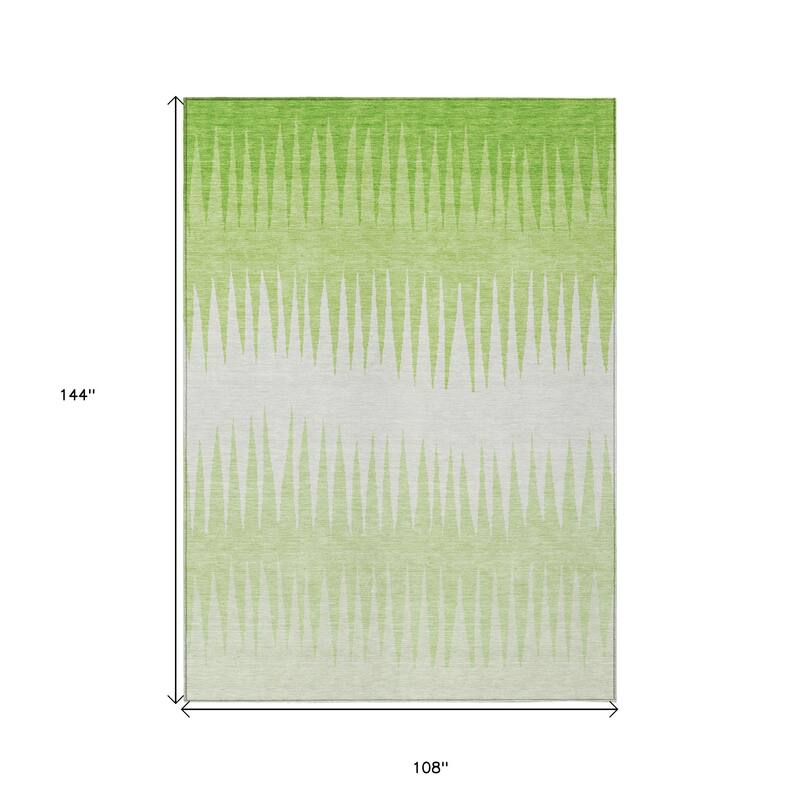 HomeRoots Striped Transitional Rectangle Outdoor Rug
