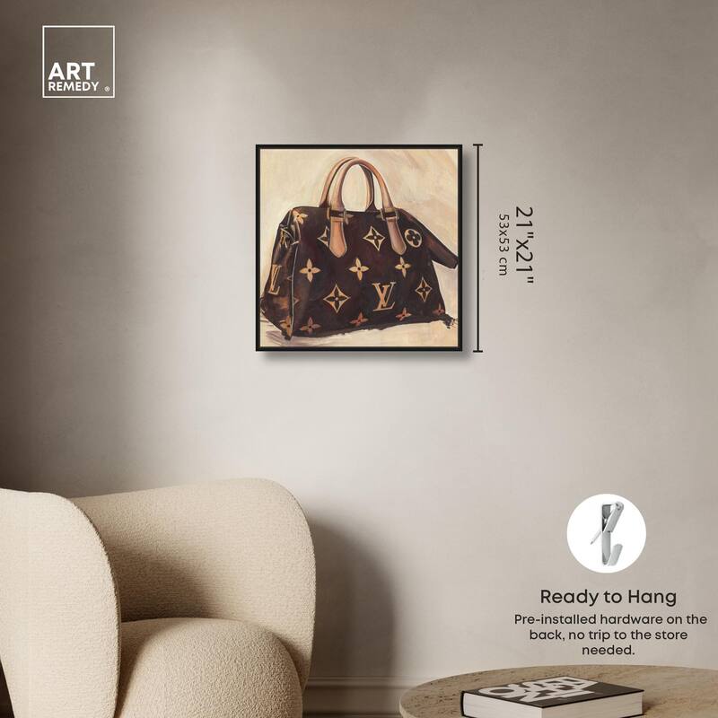 Doll Memories Majestic Monogram Canvas by Art Remedy