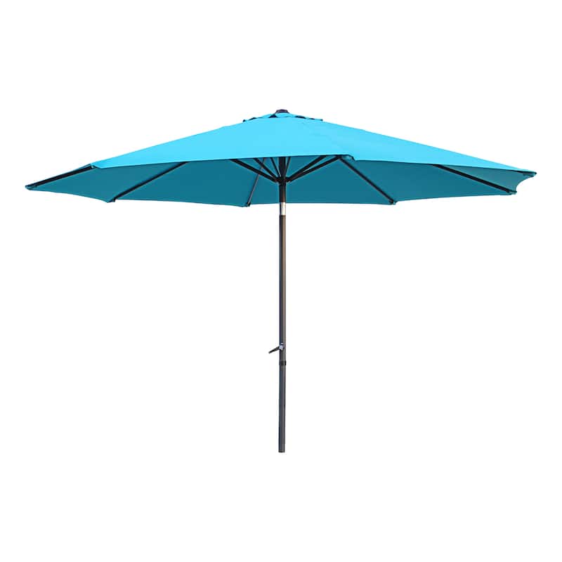 St. Kitts 11.5-foot Patio Umbrella - Aqua Blue
