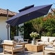 preview thumbnail 13 of 45, Crestlive Products 10FT Aluminum Square Double Top Patio Cantilever-Offset Umbrella