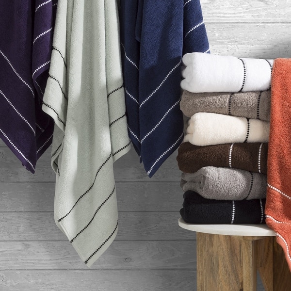 2-Piece Luxury Cotton Towel Set - Quick Drying 100% Zero Twist Cotton Bath Towels by Windsor Home - Seafoam