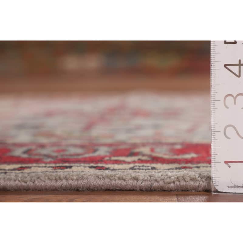 Heriz Serapi Oriental Foyer Rug Handmade Bedroom Wool Carpet - 4'1"x 5'11"