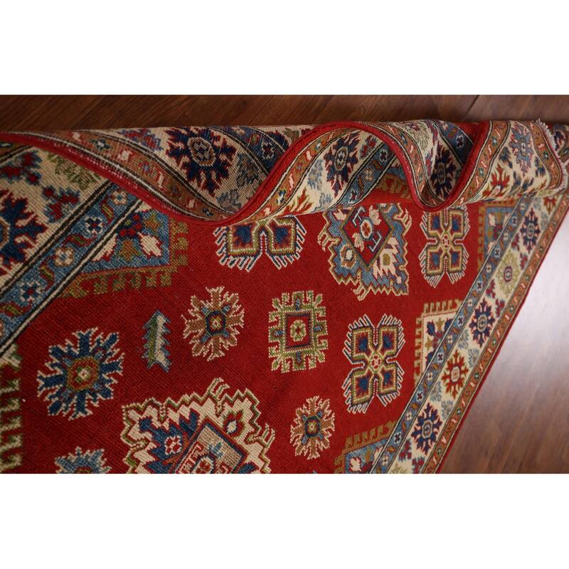 Oriental Orange Kazak Area Rug Hand-Knotted Bedroom Wool Carpet - 3'11" x 6'0"