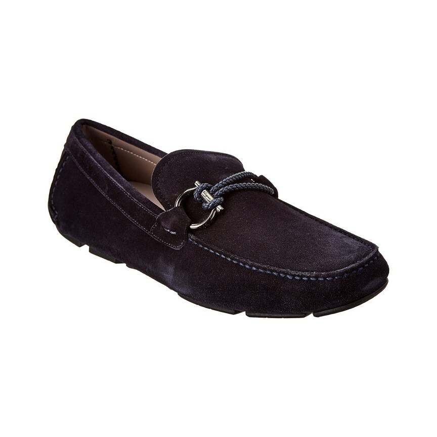 ferragamo suede drivers