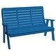 preview thumbnail 11 of 12, Poly 5' Winston Garden Bench Blue