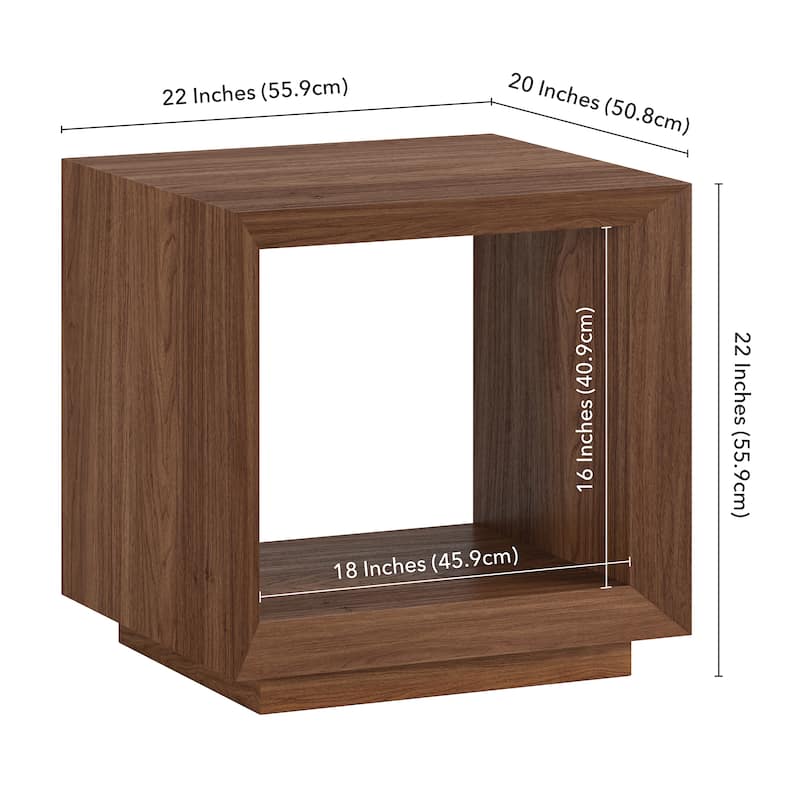 Tannen 22" Wide Rectangular Side Table