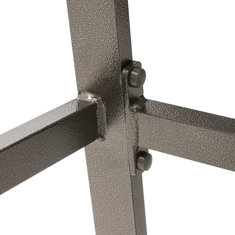 Crestlive Products Outdoor Outdoor Cast Aluminum Swivel Bar Stools with Sunbrella Cushion