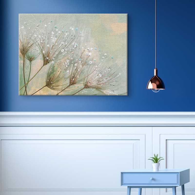 Dewdrop Colors by Studio Arts Canvas Art Print