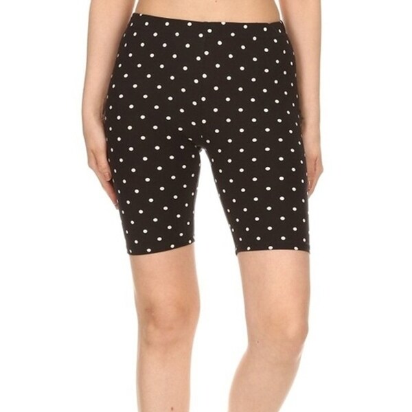 polka dot biker shorts