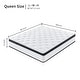 preview thumbnail 12 of 23, Homy Casa 12 Inch Queen Hybrid Mattress, Pocket Spring & Memory Foam