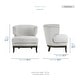preview thumbnail 3 of 8, Mantello Boucle Accent Chair
